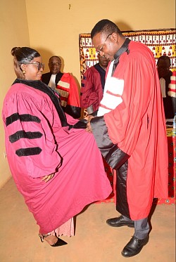 Check out the thesis defense in picture